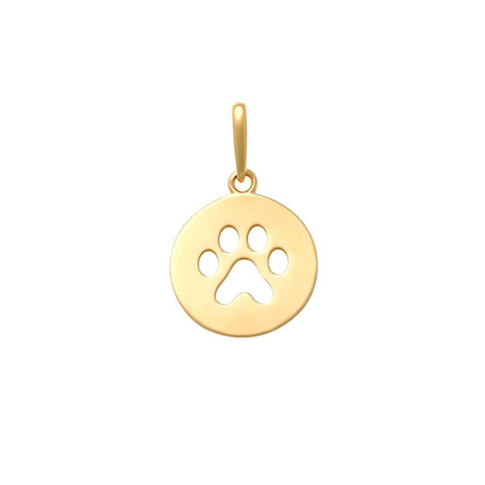 Tassavtryck hängsmycke för barn i 18k rödguld