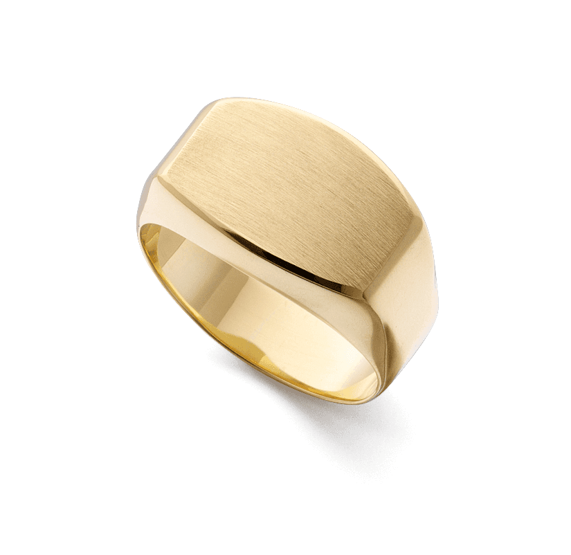 Herr klackring i rödguld