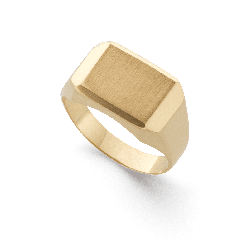 Herr klackring i rödguld